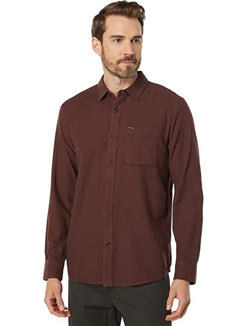 Volcom Caden Solid Long Sleeve Button-Up