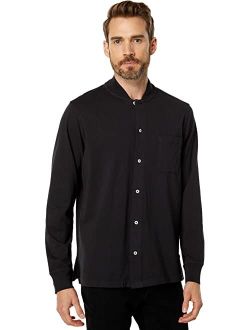 Good Man Brand Long Sleeve Rib Collar Shirt