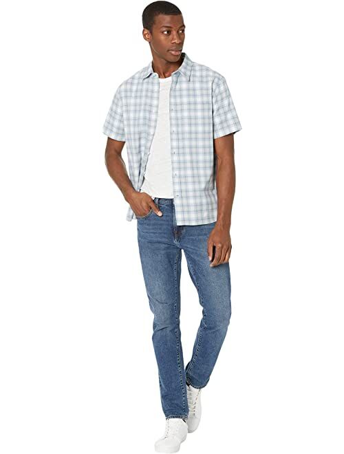 Vince Moonlit Shadow Plaid Short Sleeve