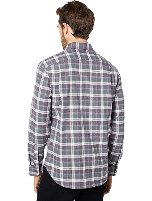 Vince Melange Plaid Long Sleeve