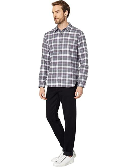 Vince Melange Plaid Long Sleeve