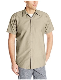 Red Kap Men's Specialized Pocketless Work Shirt