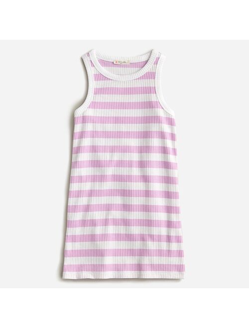 J.Crew Girls' ribbed tank dress in stripe