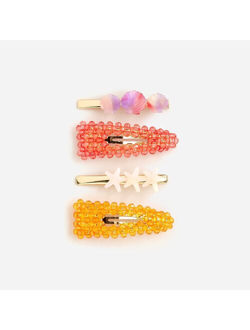 J.Crew Girls' mermaid hair clips pack