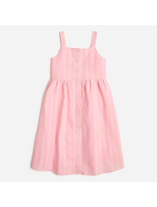 J.Crew Girls' apron dress in stripe