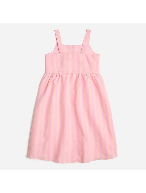 J.Crew Girls' apron dress in stripe