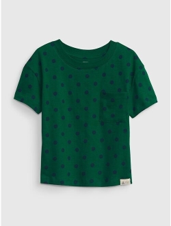 Toddler 100% Organic Cotton Mix and Match Pocket T-Shirt