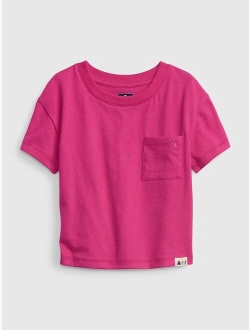 Toddler 100% Organic Cotton Mix and Match Pocket T-Shirt