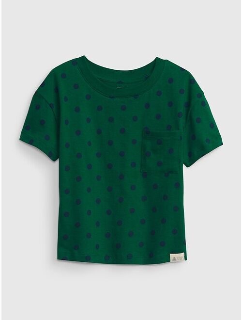 Gap Toddler 100% Organic Cotton Mix and Match Pocket T-Shirt