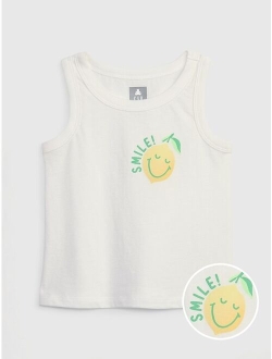 Toddler 100% Organic Cotton Mix and Match Graphic Tank Top