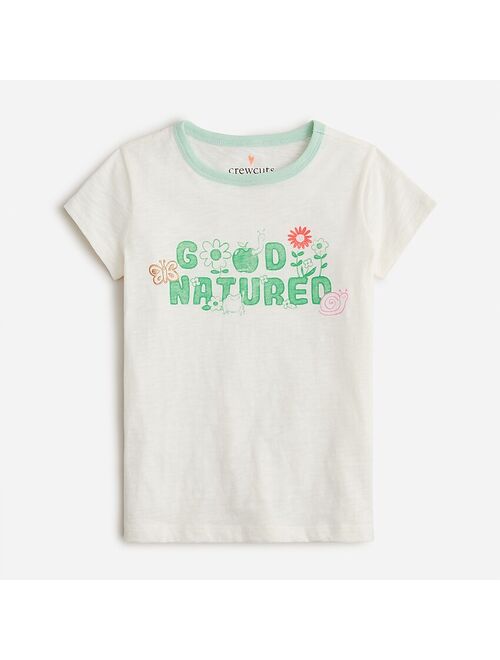 J.Crew Girls' "good natured" graphic T-shirt