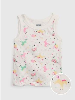 Toddler 100% Organic Cotton Mix and Match Graphic Tank Top