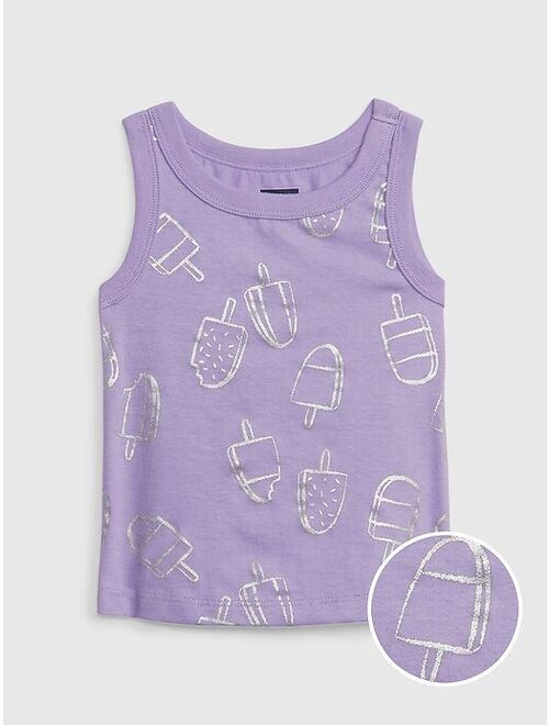 Gap Toddler 100% Organic Cotton Mix and Match Graphic Tank Top