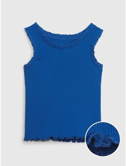 Toddler Rib Lace Tank Top