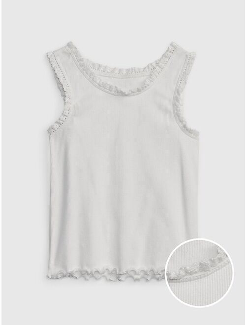 Gap Toddler Rib Lace Tank Top