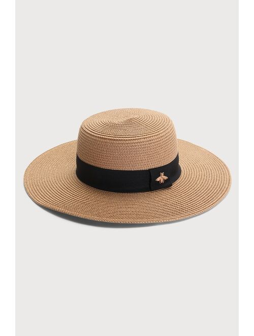 Lulus What's the Buzz Brown Straw Hat