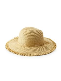 LC Lauren Conrad Women's LC By Lauren Conrad Frayed Edge Panama Hat