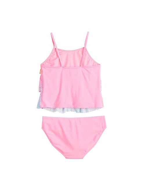 Girls 4-18 SO Ruffled Tankini Top & Bottoms Swimsuit Set in Regular & Plus Size