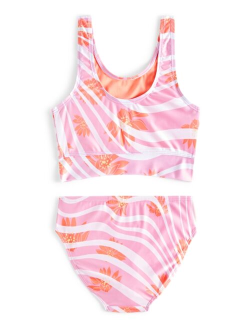 ID Ideology Big Girls 2-Pc. Twisted Tankini Swimsuit, Created for Macy's