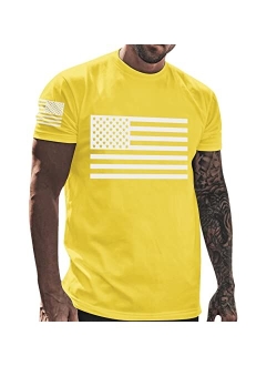 Generic Patriotic Shirts for Men, America Patriotic Flag Men's Shirts,Mens Patriotic T Shirt Short Sleeve 4Th of July Tshirts Tees