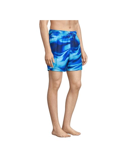 Lands' End Men's 6" Print Volley Swim Trunks