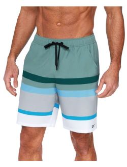 Men's 9" Striped Core Volley Swim Shorts