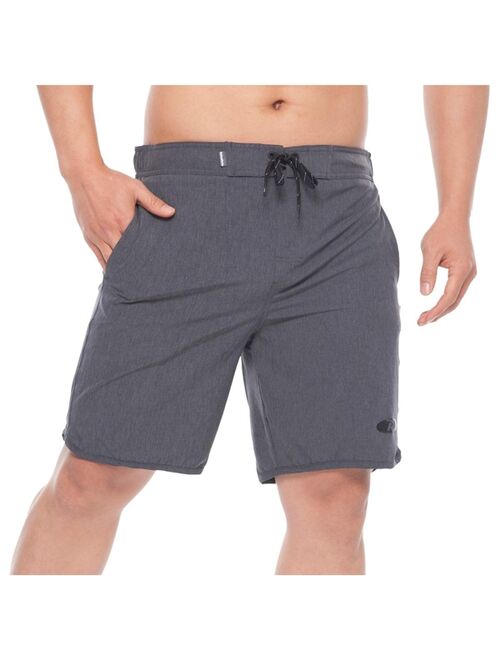 Rokka&Rolla Men's 9" Stretch Mesh Lined Swim Trunks, up to Size 2XL