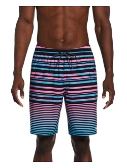 Men's Fade Stripe Breaker 9" Swim Trunks