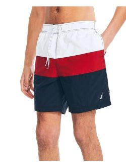 Men's Quick-Dry Colorblocked 8" Swim Trunks