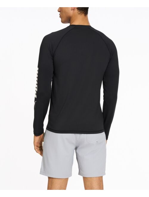 Puma Men's Archive Regular-Fit Long-Sleeve Swim Shirt