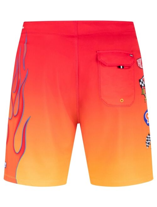 Hurley Men's Phantom Nascar Flames Drawstring Board Shorts