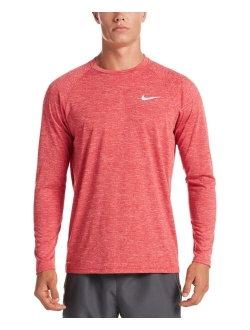 Men's Heather Hydroguard Long Sleeve Swim T-Shirt