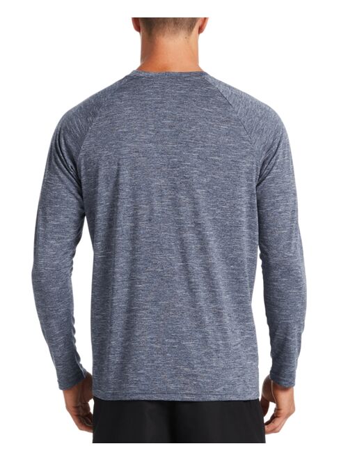 Nike Men's Heather Hydroguard Long Sleeve Swim T-Shirt