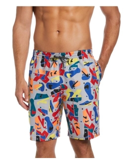 Men's Sneaker-Print 9" Volley Shorts