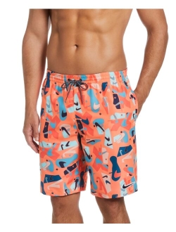 Men's Sneaker-Print 9" Volley Shorts