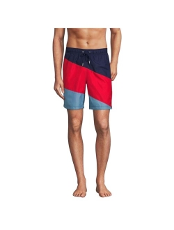 Men's 8" Print Volley Swim Trunks