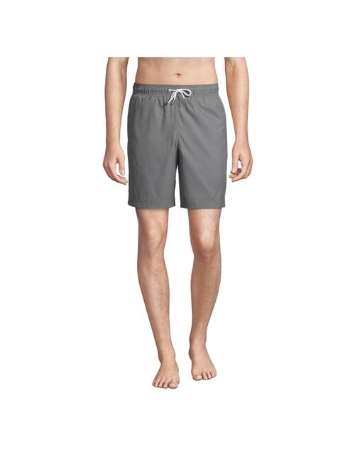 Lands' End Men's 8" Print Volley Swim Trunks