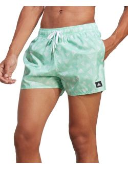 Men's Classics Quick-Dry Logo-Print 3" Swim Trunks