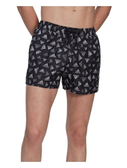 Men's Classics Quick-Dry Logo-Print 3" Swim Trunks