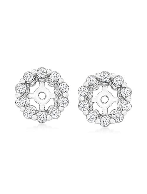 Ross-Simons 1.00 ct. t.w. Diamond Jewelry Set: Stud Earrings and Earring Jackets in 14kt White Gold