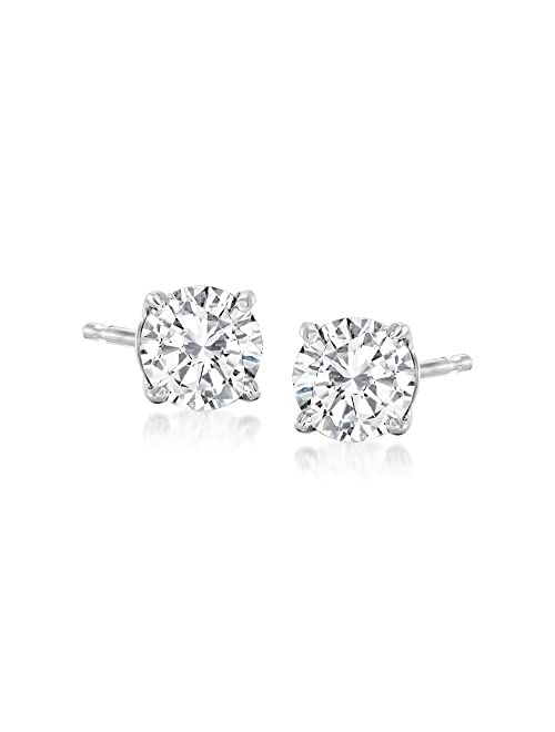 Ross-Simons 1.00 ct. t.w. Diamond Jewelry Set: Stud Earrings and Earring Jackets in 14kt White Gold