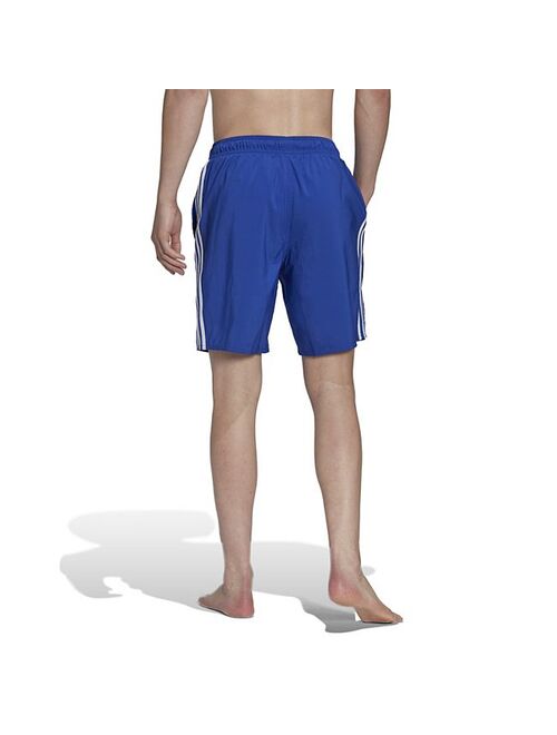 Men's adidas 3 Stripe Classic Swim Trunks