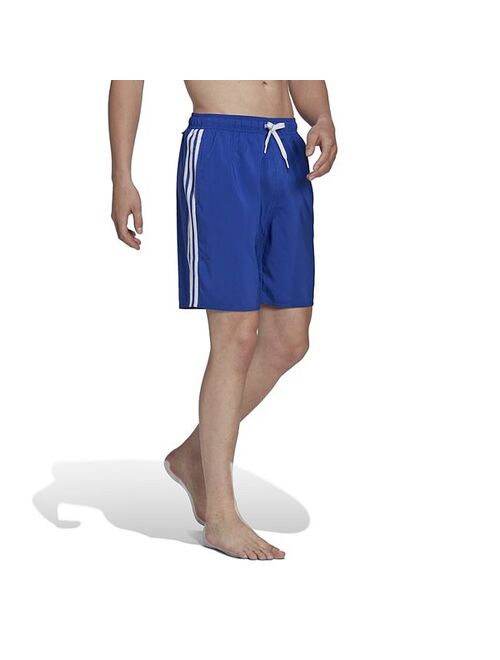 Men's adidas 3 Stripe Classic Swim Trunks