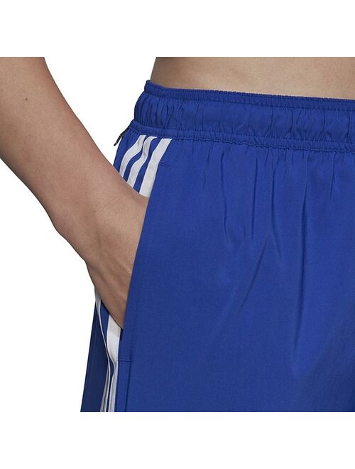 Men's adidas 3 Stripe Classic Swim Trunks