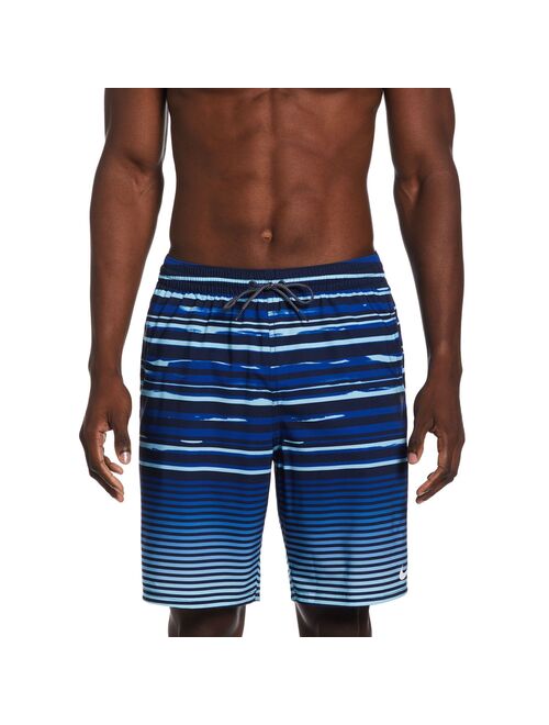 Men's Nike Faded Stripe Breaker 9" Swim Trunks