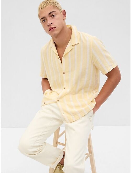 Gap Linen-Cotton Cabana Shirt