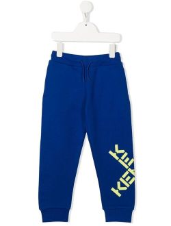 Kids logo-print tracksuit trousers