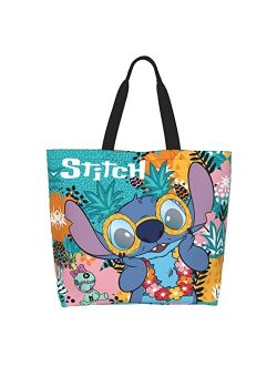 OONY Stitch Women Sling Bag Tote Bag Casual Reusable Handbag For Large Shoulder Bag Shopping Grocery Work