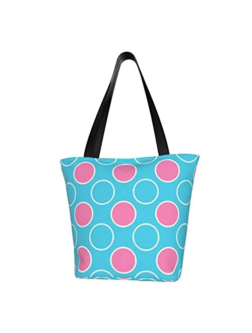 Satuiezd Abstract Shape Tote Bag for women Large Reusable Grocery Shopping Bags for Shopping Work & Beach