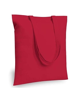 TOPDesign 5 | 12 | 24 | 48 | 192 Pack Economical Cotton Tote Bag, Lightweight Medium Reusable Grocery Shopping Cloth Bags, Suitable for DIY, Advertising, Promotion, Gift,